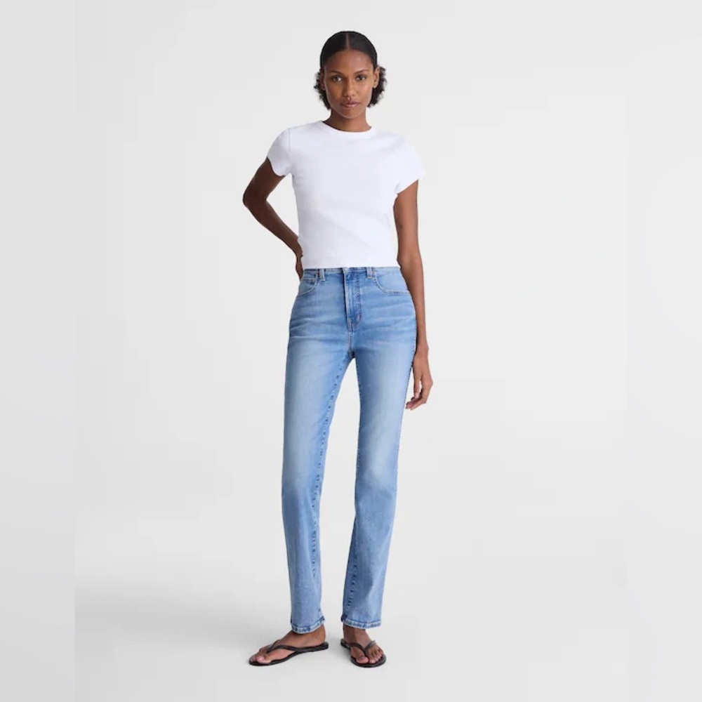 NWT Madewell The Pencil Jean in Super Stretch Denim